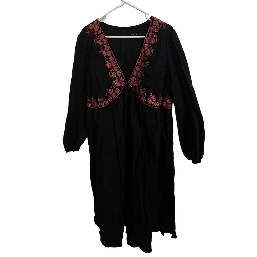 eShakti Floral Embroidered Dress